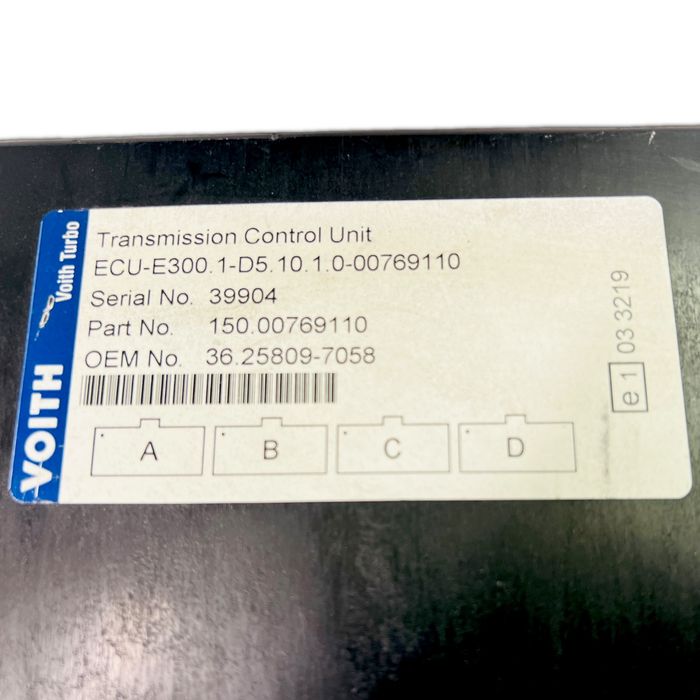 36258097058 Unitatea de control a cutiei de viteze MAN, VOITH MAN