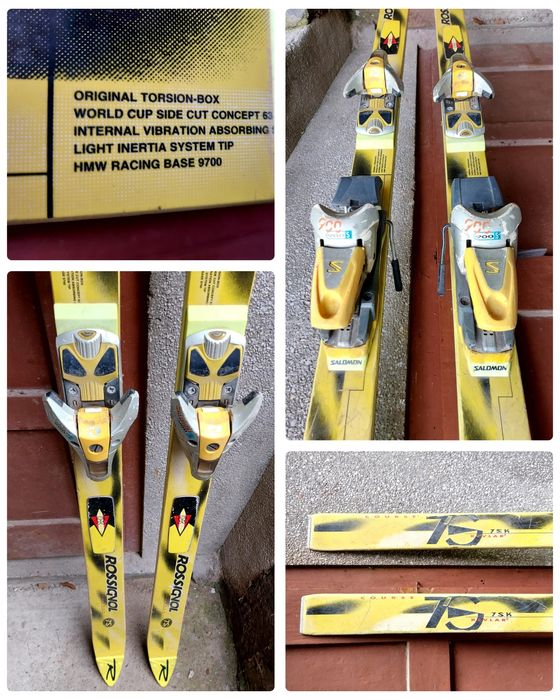 Schiuri Rossignol 7S unisex cu Kevlar J413 / 178 și S250 +leg Salomon