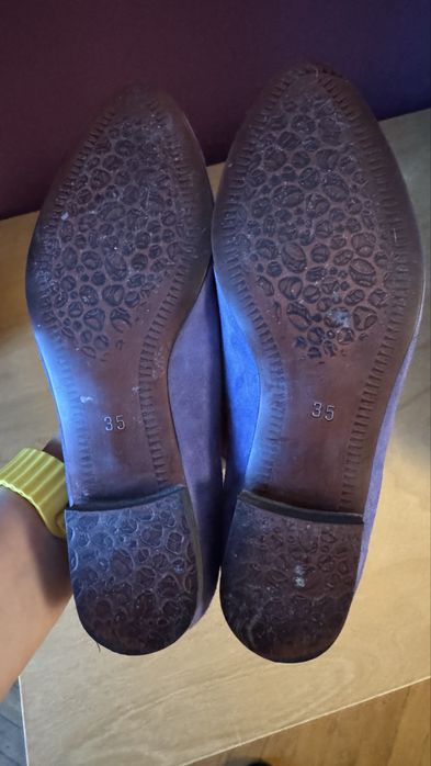 Balerini din piele intoarsa, marimea 35