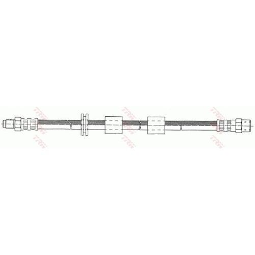 Furtun frana fata TRW, Bmw Seria 5 E34 Sedan/Touring, 1987-1996, Seria 7 E32, 1985-1994, Seria 8 E31, 1990-1999, partea stanga=dreapta, Fata; puntea fata; stanga; dreapta; Sistem de franare : hidraulic