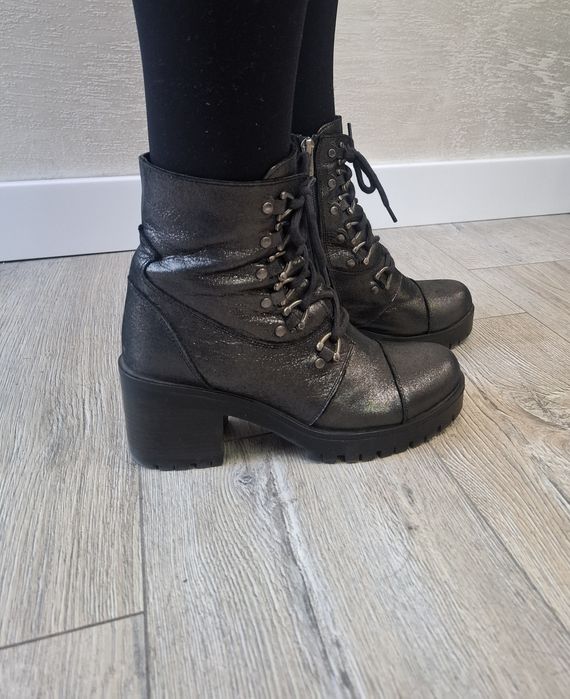 Дамски боти естествена кожа 37 номер