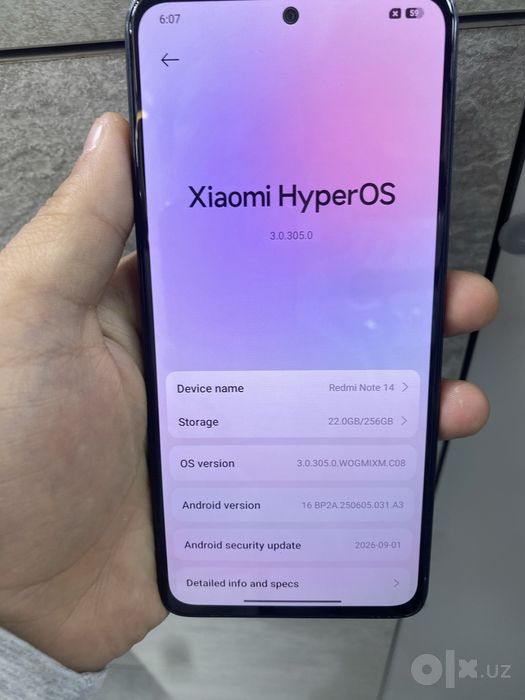 Redmi note 14 xolati ideal