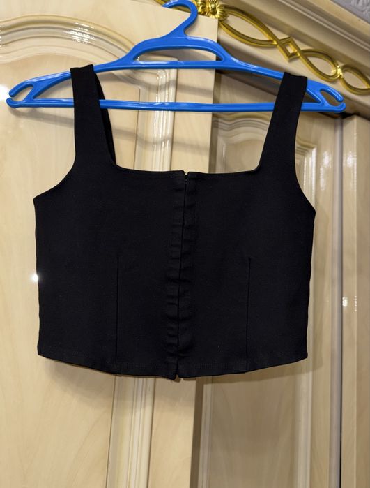 H&M черный топ / майка