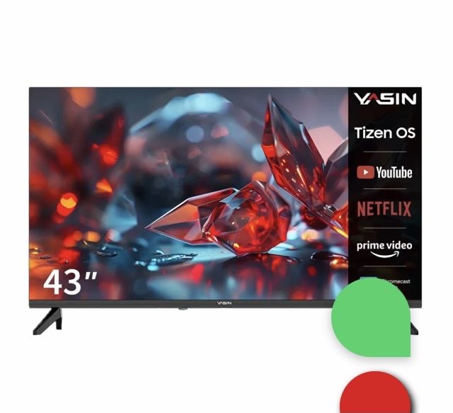 телевизор YASIN диагональ 108