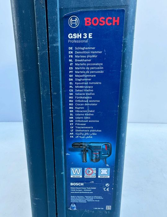 BOSCH GSH 3 E - Чист къртач 650W 2.6J като нов!