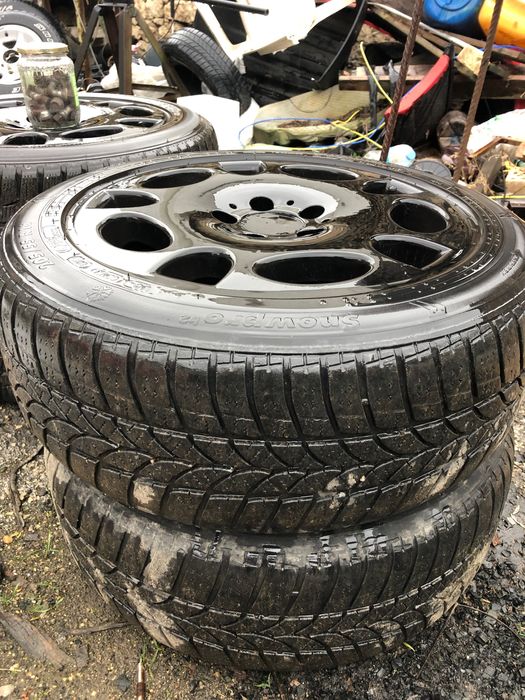 Джанти с зимни гуми Мерцедес