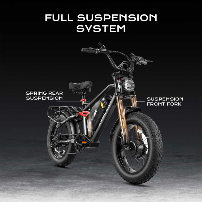 Електрически велосипед Eahora Terra 2 – 48V 1500W Dual Motor Fat Tire