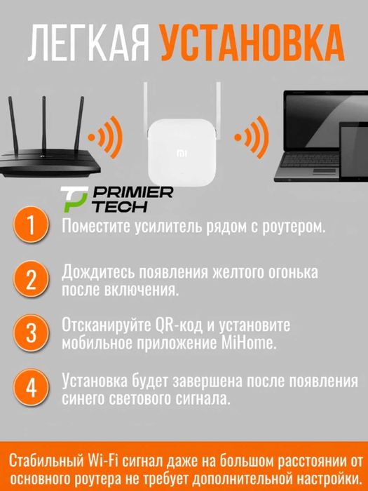 Усилитель Wi-Fi сигнала Xiaomi Range Extender AC1200. w2