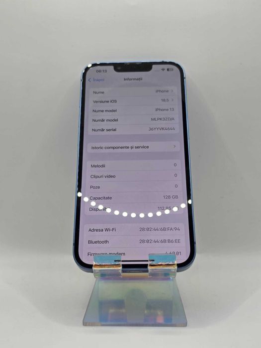Iphone 13, MEM 128GB, RAM 4GB, Blue, Amanet Doamna Ghica, Cod: 89973