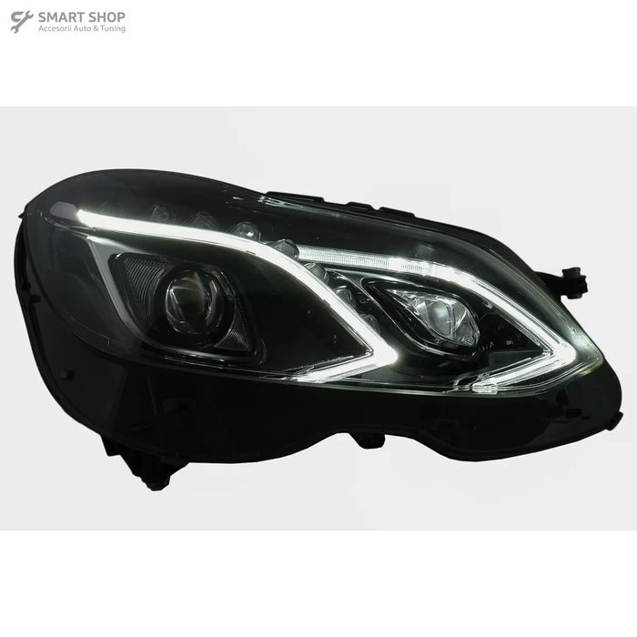 Faruri LED Mercedes E-Class W212 Facelift (2013-2016) cu Xenon