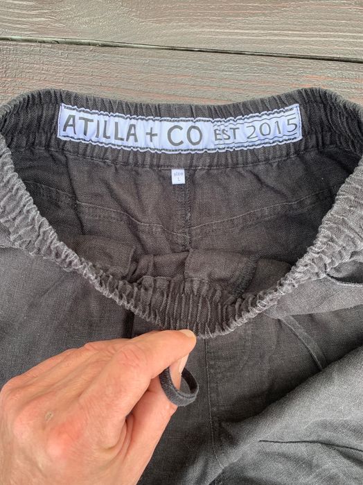 Pantaloni scurți din in L
