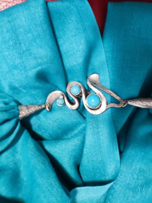 Eșarfă dama turcoaz