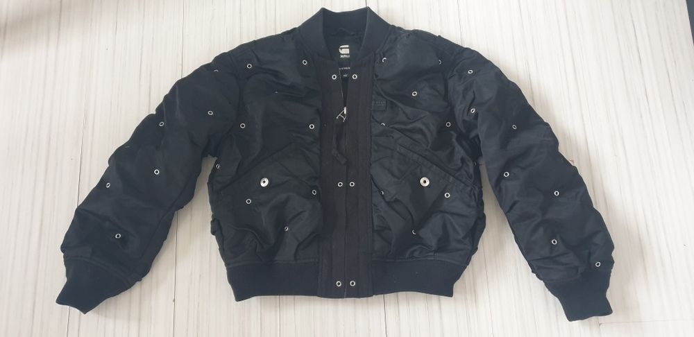 G -  Star Cropped Party Bomber Jacket / S ОРИГИНАЛ! Дамско бомбер Яке
