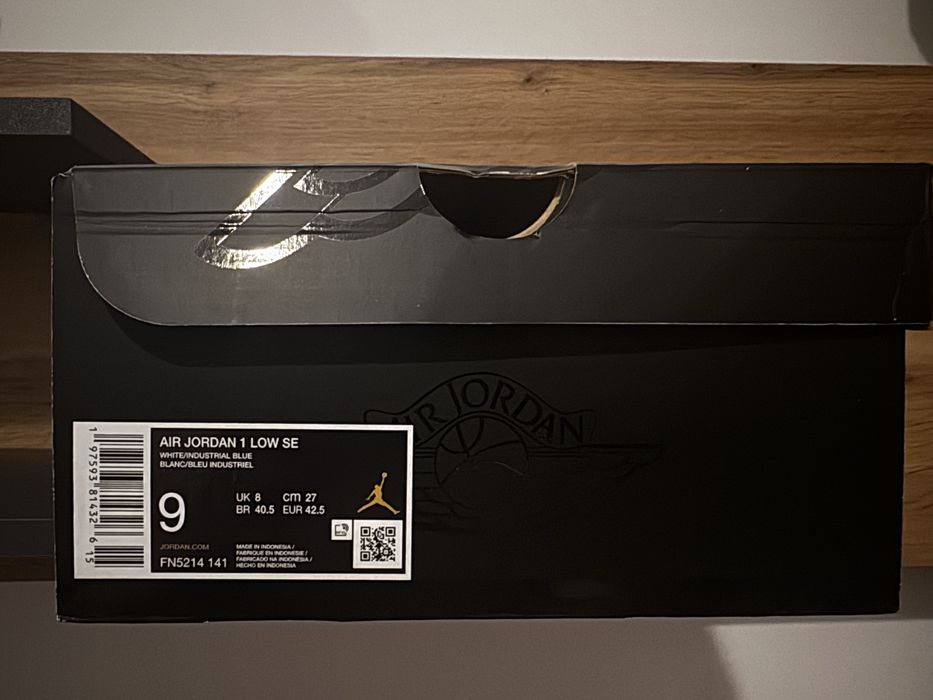 Jordan 1 low industrial blue 42.5 marime