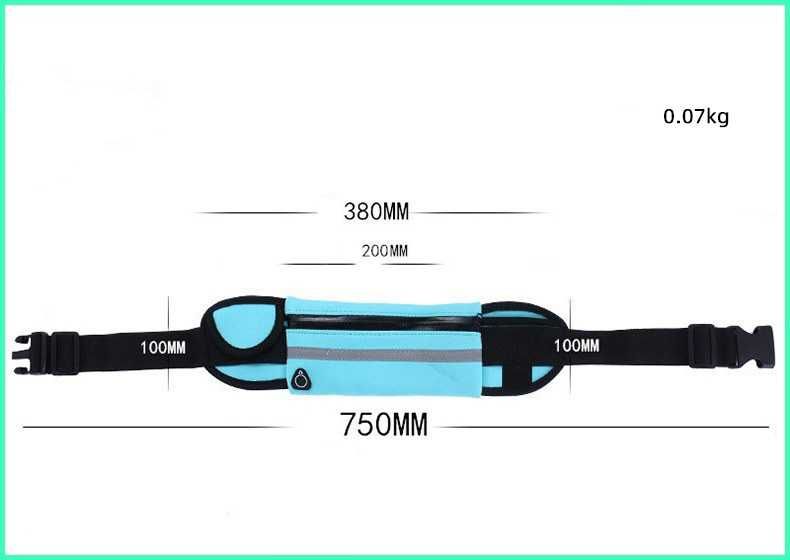 Неопренова Чанта Колан за Бягане и Фитнес, Подарък- Хавлиени Накитници