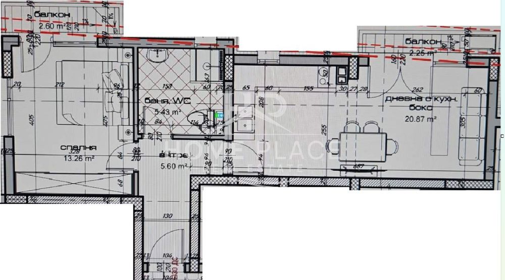 Продава се Двустаен апартамент в Варна, Цветен квартал - 70 кв.м за 831 €/кв.м - Снимка #2
