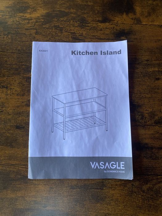 Кухненски остров / рафт VASAGLE