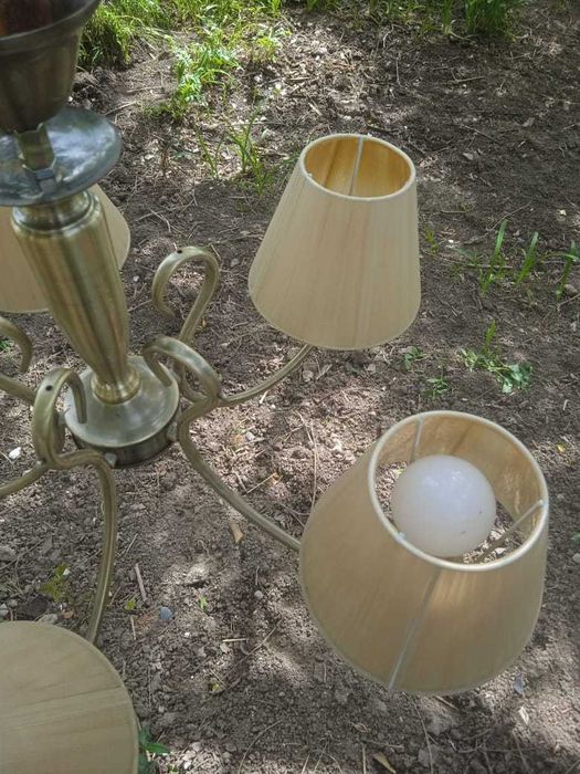 люстра современная 5 рожковая