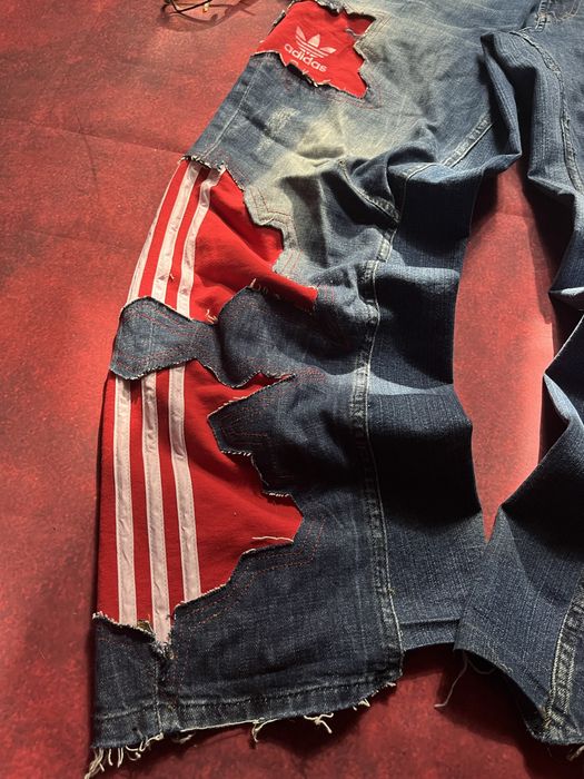 Custom dsquared2 & adidas jeans