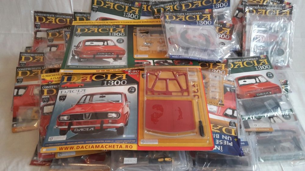 Dacia 1300 Macheta Scara 1 : 8 , Nr. 1 ~140 la zi