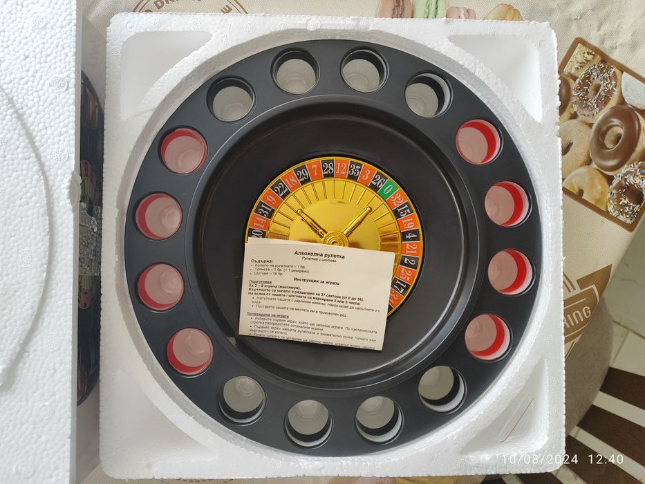 Настолна игра алкохолна рулетка-чисто нова (18+ години)