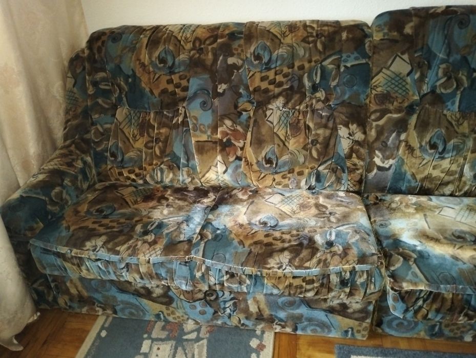 Canapea extensibilă (fost colțar) + fotoliu