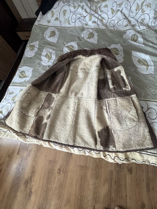 Мъжки кожух от естествена кожа