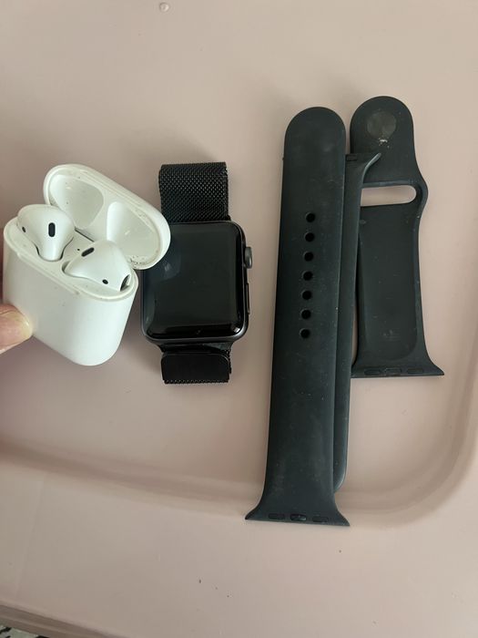 Продам часы наушники оригинал