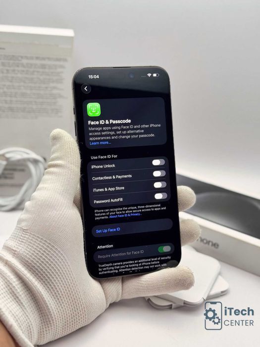 iPhone 15 Pro MAX, 256GB, Black, 100% батерия, КАТО НОВ, ГАРАНЦИЯ!