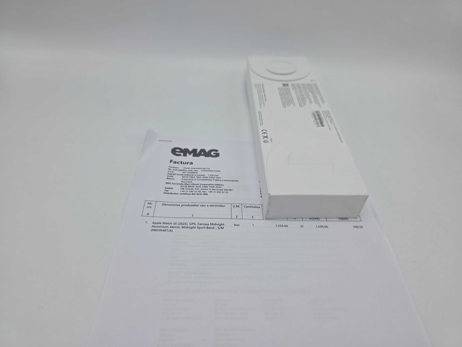 SmartWatch Apple Watch SE 3 44mm Aluminium GPS Black Sigilat Garantie