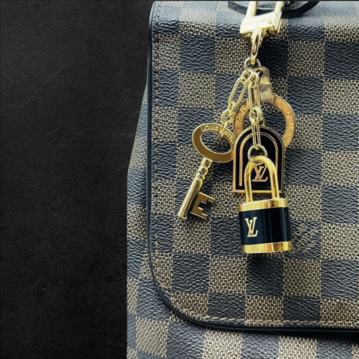 Louis Vuitton Damier Bergamo MM Handbag Brown DamierEbene Дамска чанта