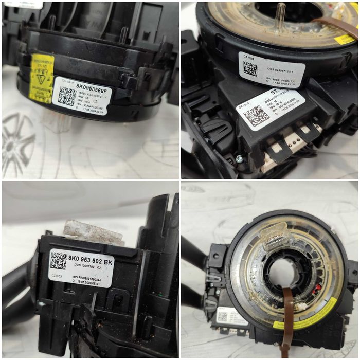 Ansamblu manete comenzi volan + spiră Audi A4 S4 B8 8K 8K0953502BK 2009 / [2008-2015] / (5B3)