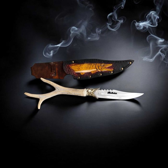 Нож щука риба лов ножка риболов