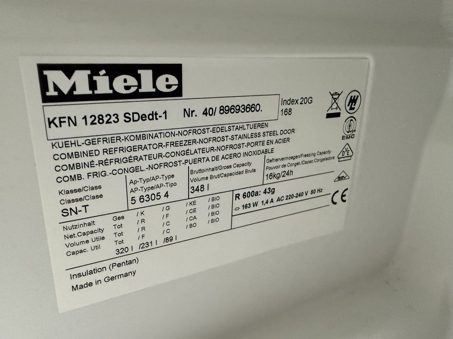 Хладилник и Фризер Miele NoFrost