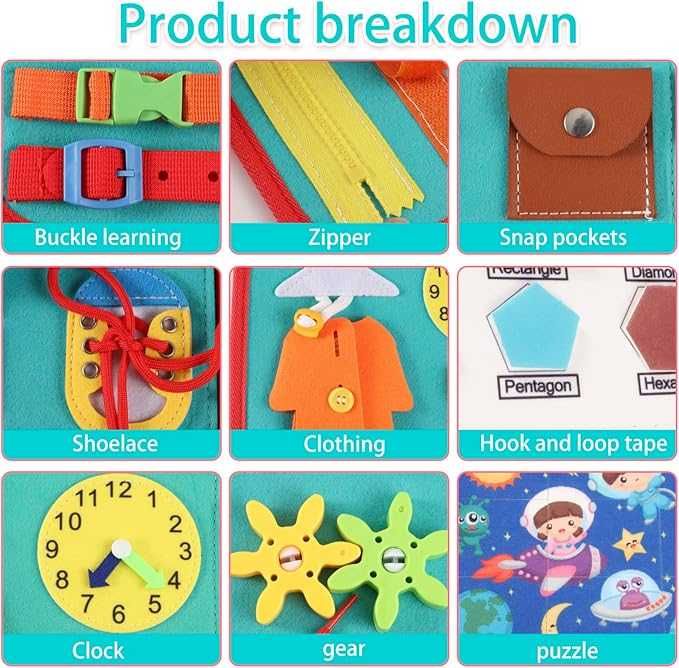 Busy board (бизиборд) для детей.