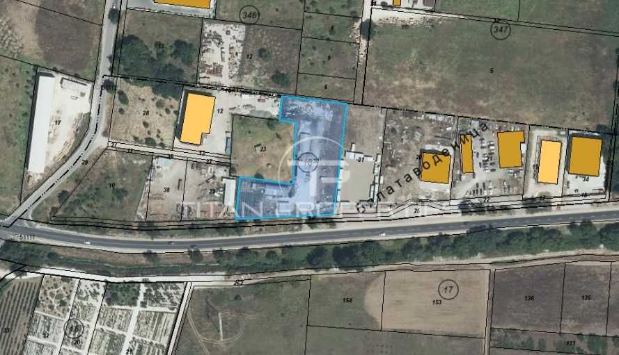 Парцел в Коматево за индустриално строителство
