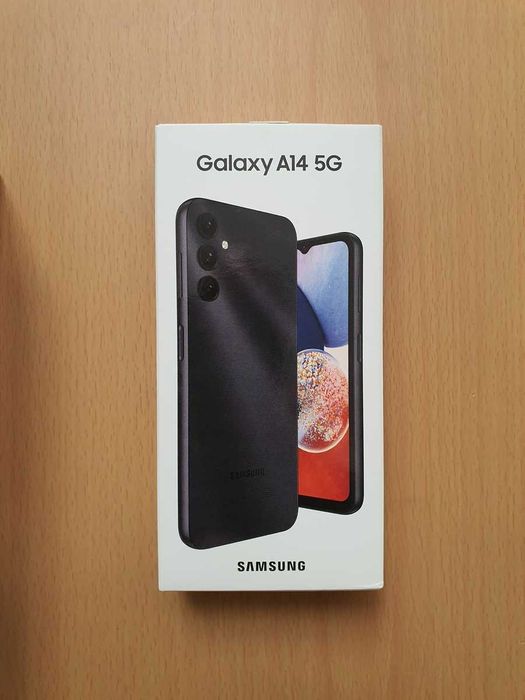Telefon Samsung Galaxy A14 retea 5G 64GB Dual Sim 6.6" Negru NOU in cutie Sigilat!