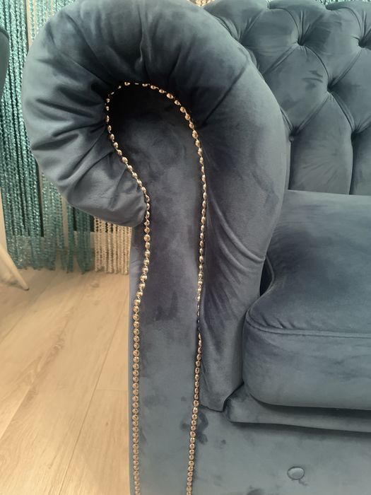 Fotoliu living de catifea