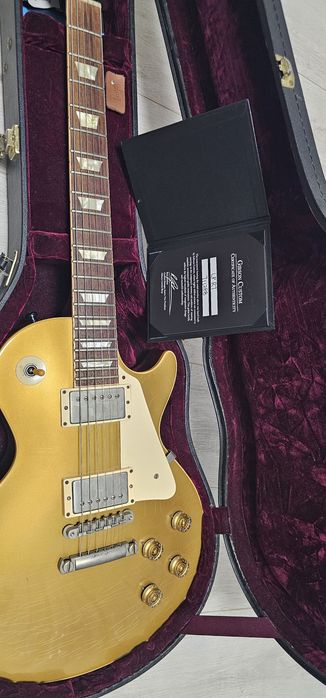 Gibson Custom: Les Paul  1957  Goldtop Reissue Dark Back 2011 VOS