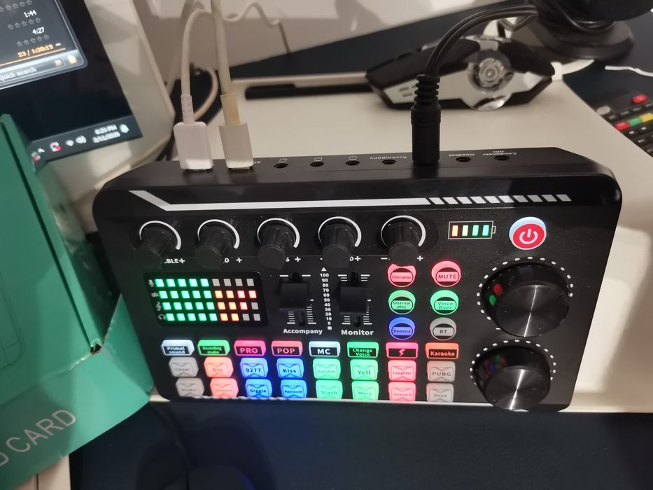 Mixer Audio Placa de sunet externa cu efecte de sunet