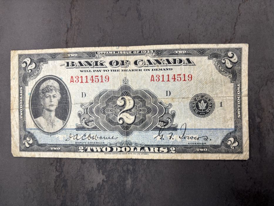 Стари Канадски банкноти