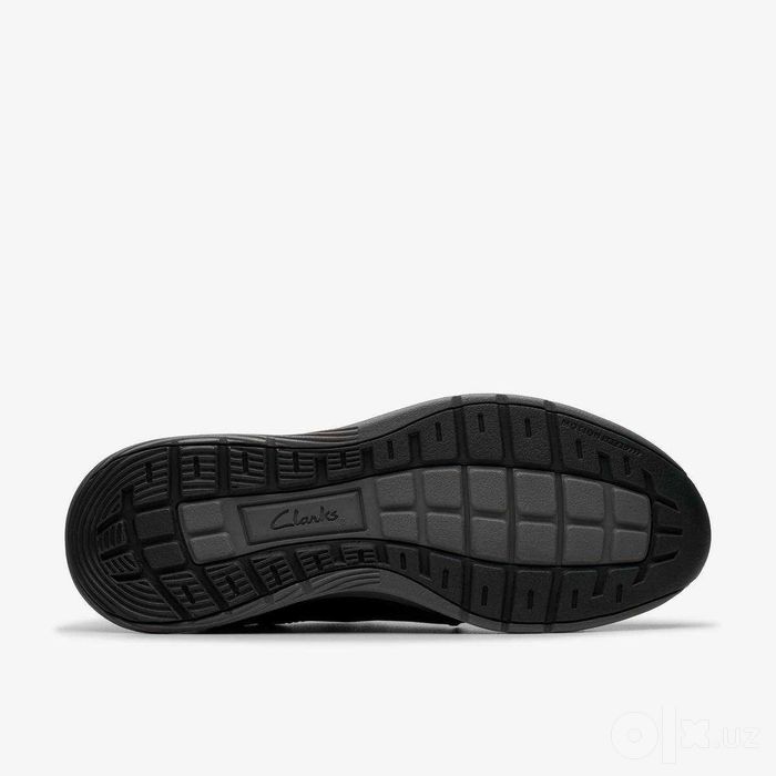 Clarks Motion Trek PT Черная кожа