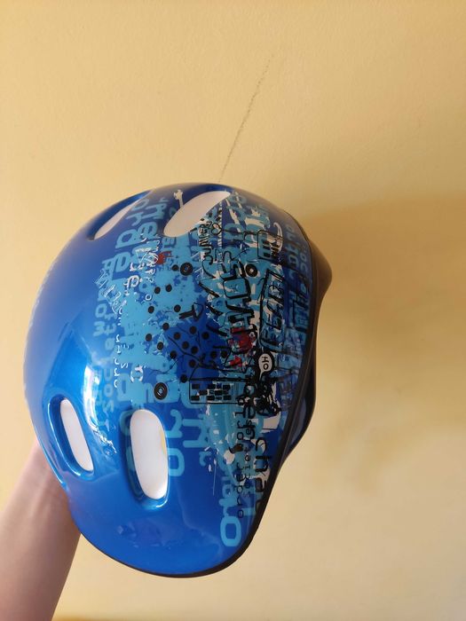 Комплект ролери, каска и протектори action pw-117 set blue