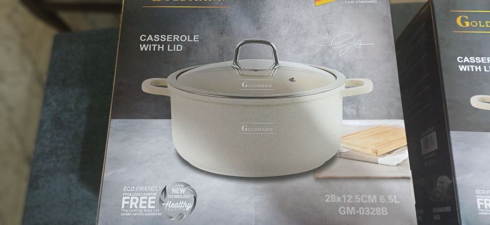 Тенджери Goldmann GM-0328B, 6.5 л и 4,5л