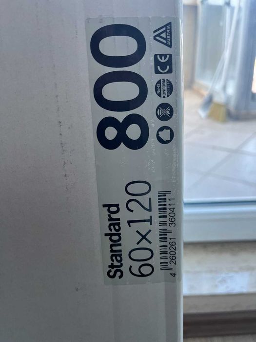 Радиатор InfraHEAT 800L, 60x120 cm