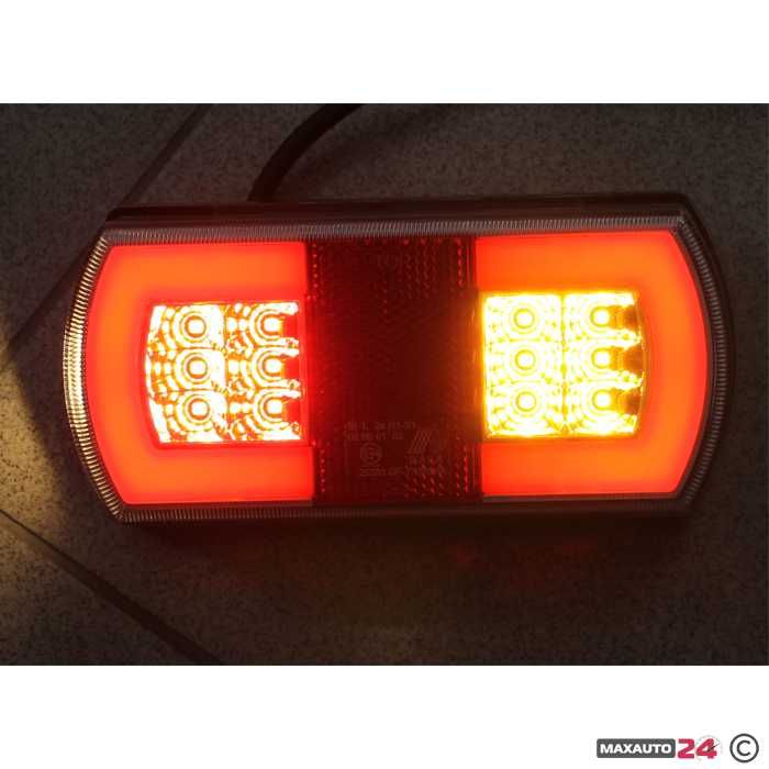 Диодни стопове за камион 1бр  TRS030 LED 12/24V водоустойчиви за ремарке трактор земеделска техника платформа