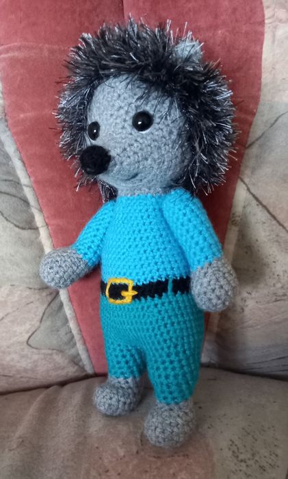 Вязаный ёжик Кузьма