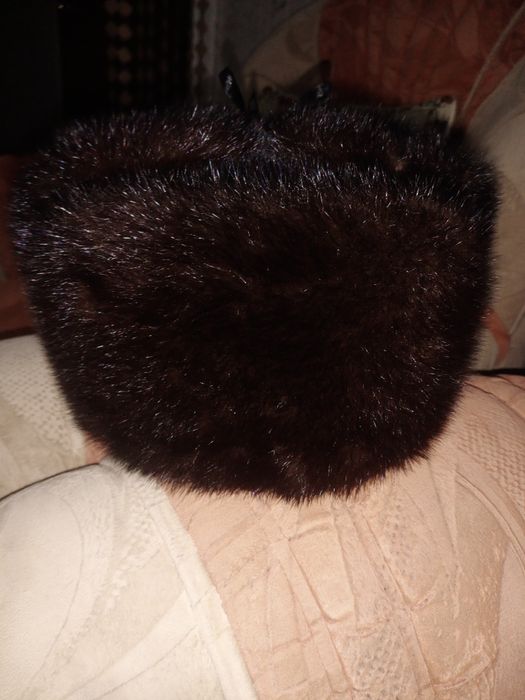 Шапка норковая обманка