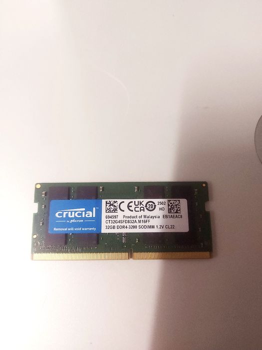 Ram ddr4 laptop 32gb 3200mhz