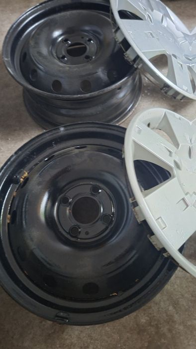 Capace originale R15 Dacia Logan, jante Opel in 4 prezoane R14